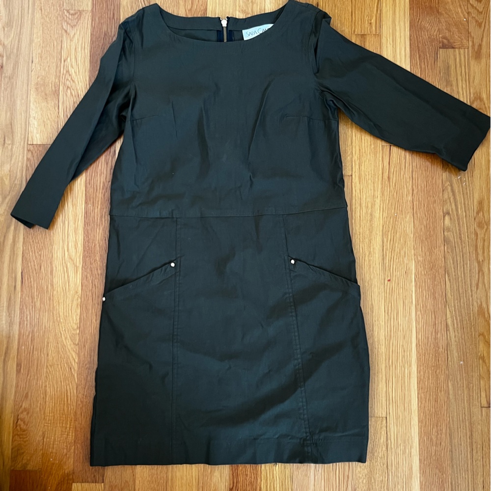 Sara Campbell Dark Green Dress - 8